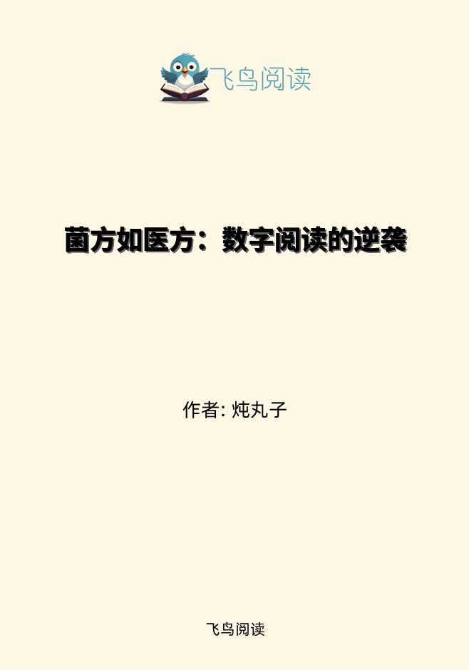 菌方如医方：数字阅读的逆袭